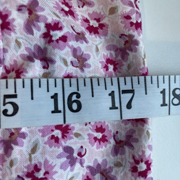 Vintage Victoria Holley Sleeveless Sheath Dress Size 8P Pink Floral Cottagecore - Picture 7 of 10